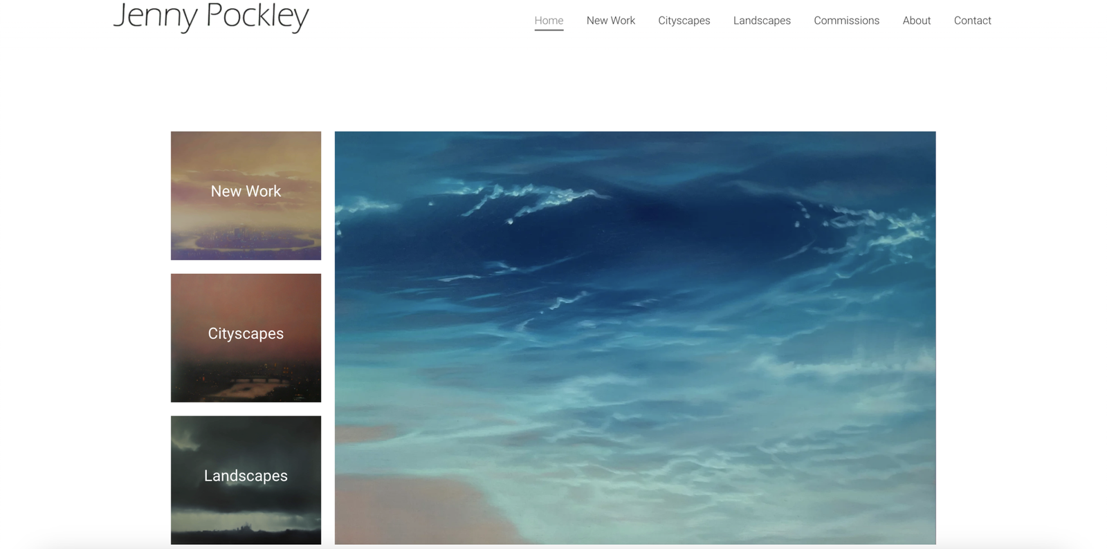 Jenny Pockley Home page - Webshape.site